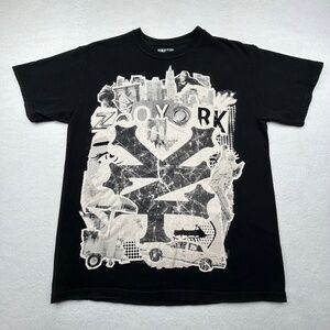 Zoo York VINTAGE Y2K graphic OG New York King Kong Empire T-shirt Black Medium